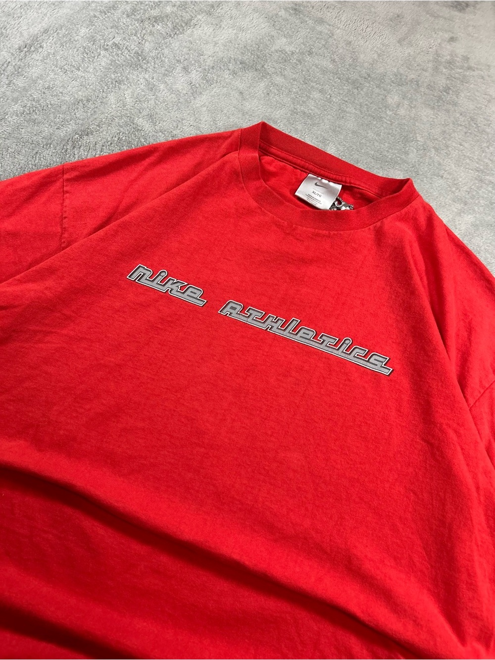 Vintage 2000s Red Nike Athletics T-Shirt